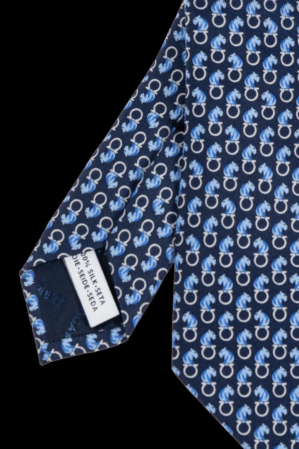Ferragamo Feline Print Tie
