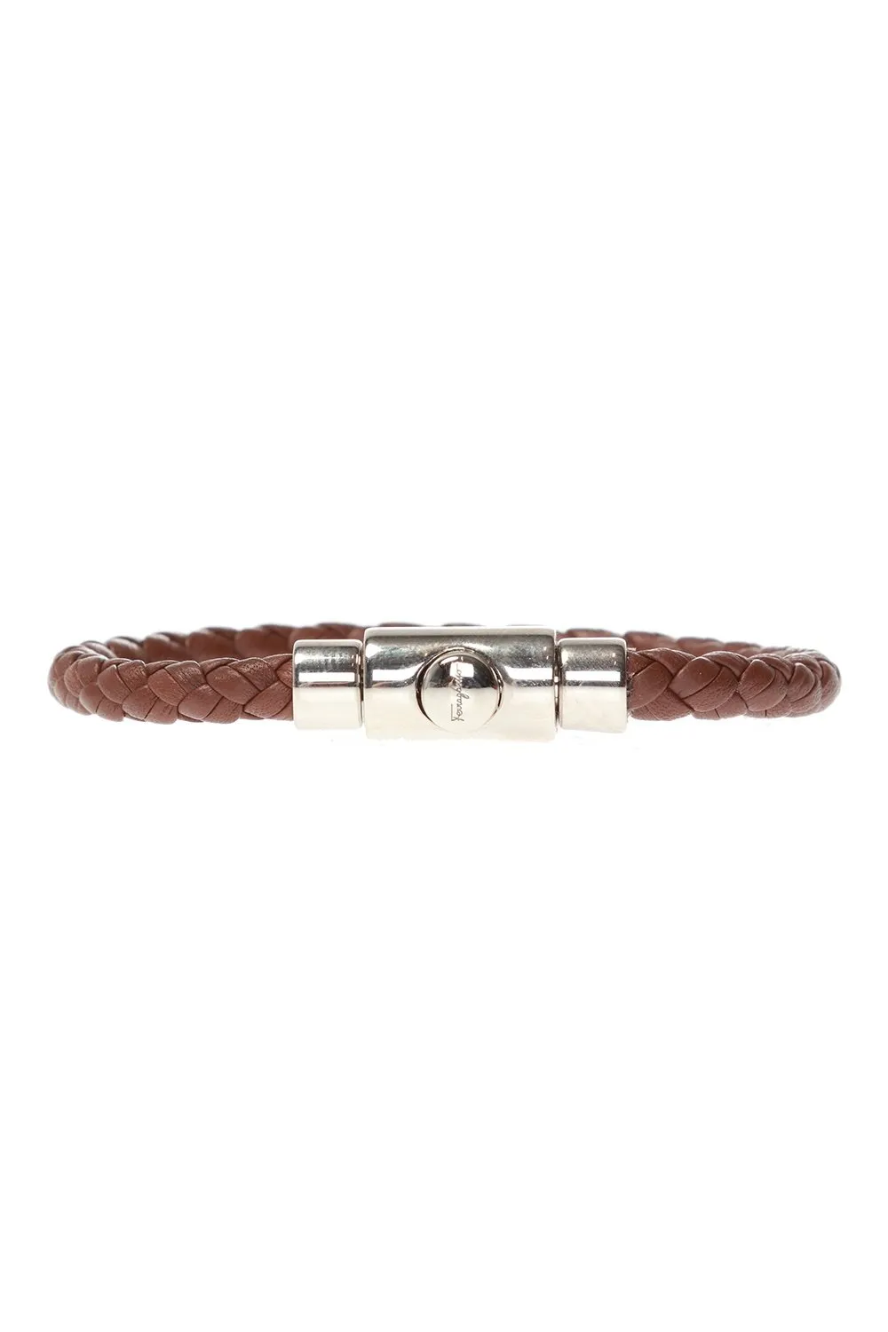 Ferragamo Braided Leather Bracelet