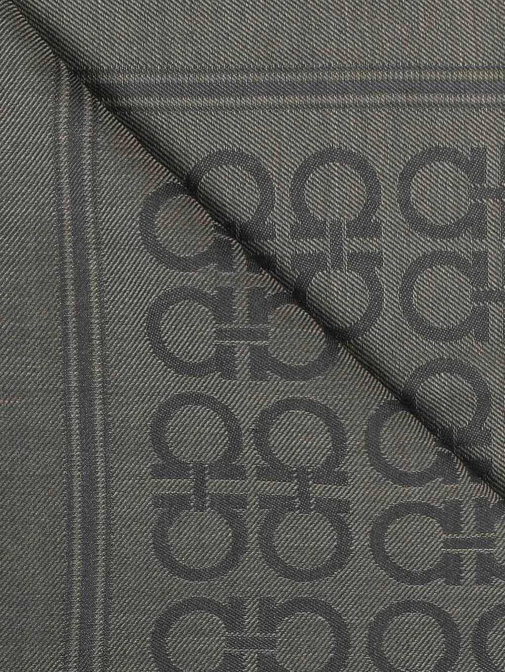 Ferragamo Gancini Fringed Scarf