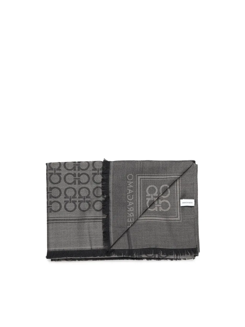 Ferragamo Gancini Fringed Scarf