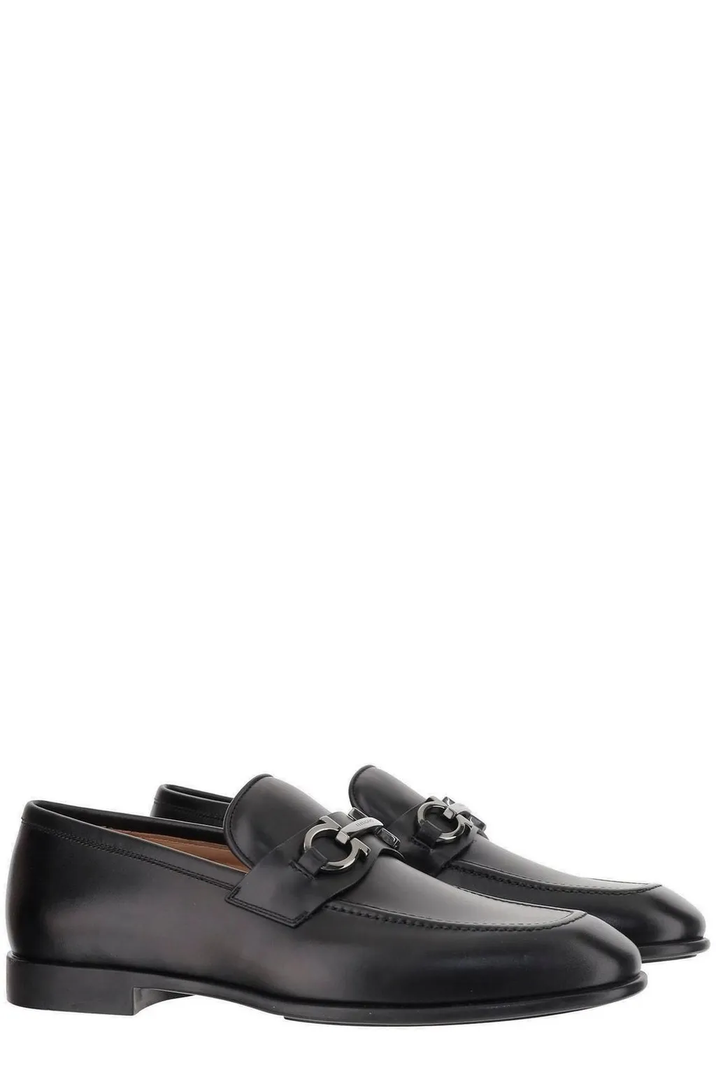 Ferragamo Gancini Ornament Moccasins