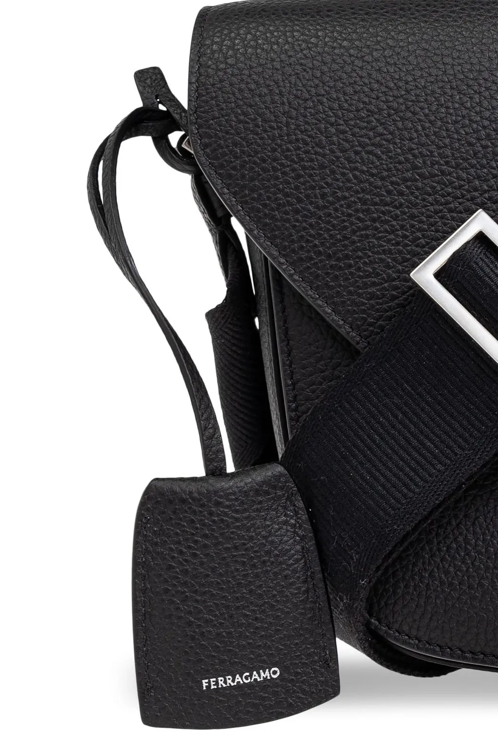 Ferragamo Fiamma Logo Printed Crossbody Bag