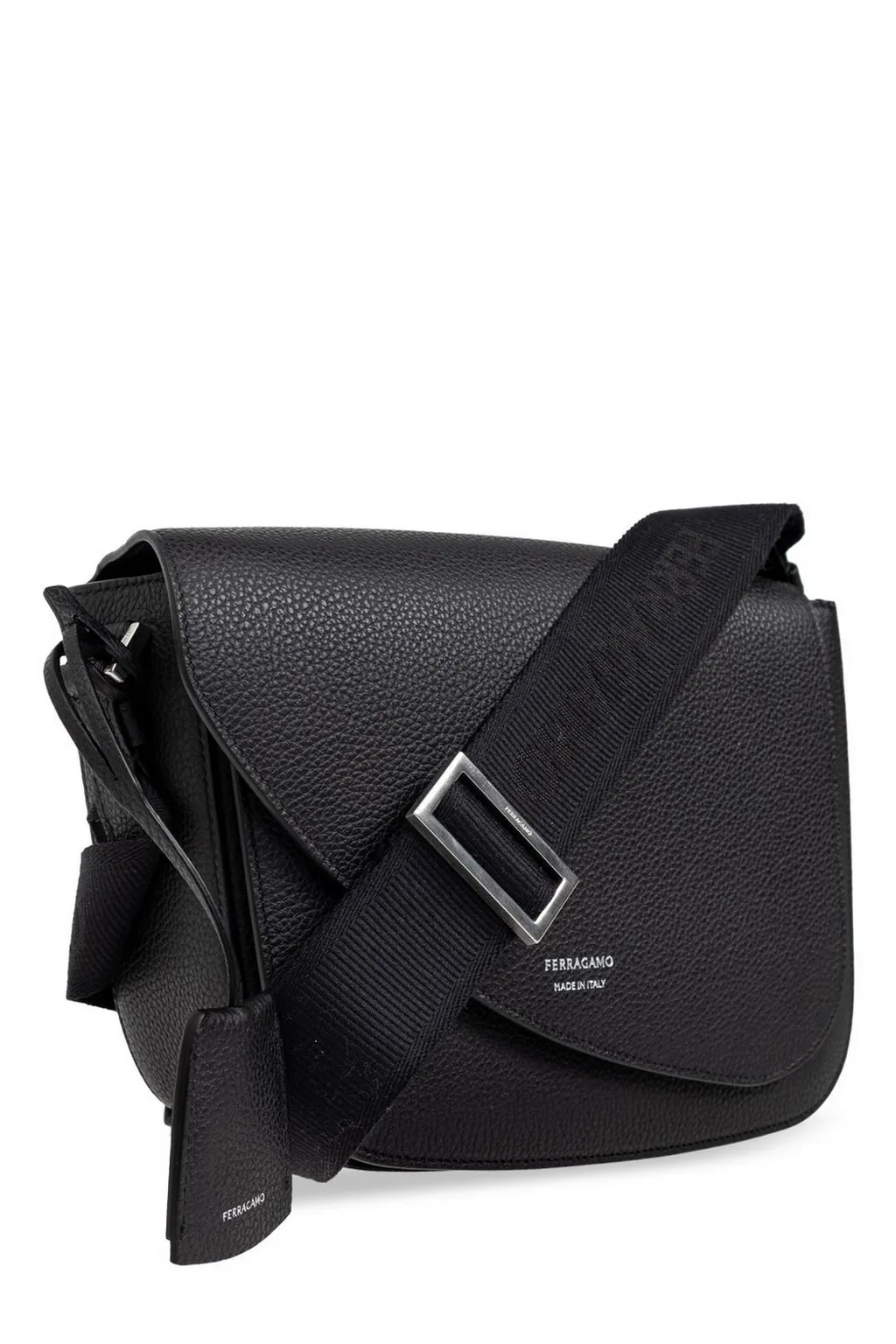 Ferragamo Fiamma Logo Printed Crossbody Bag
