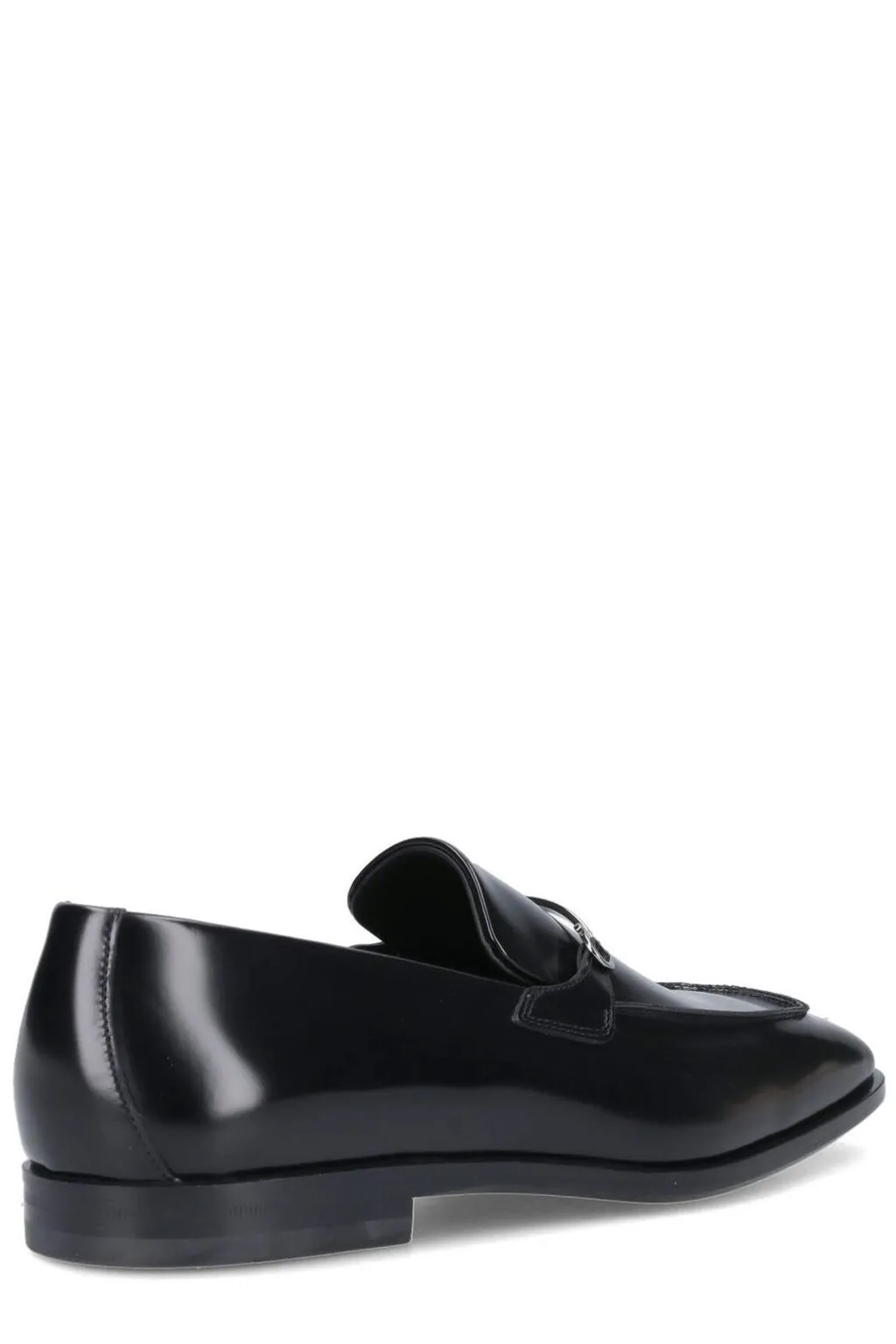 Ferragamo Gancini Ornament Moccasins