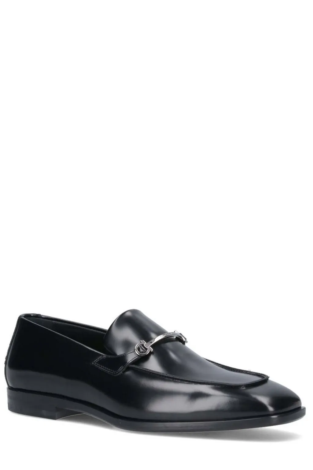 Ferragamo Gancini Ornament Moccasins