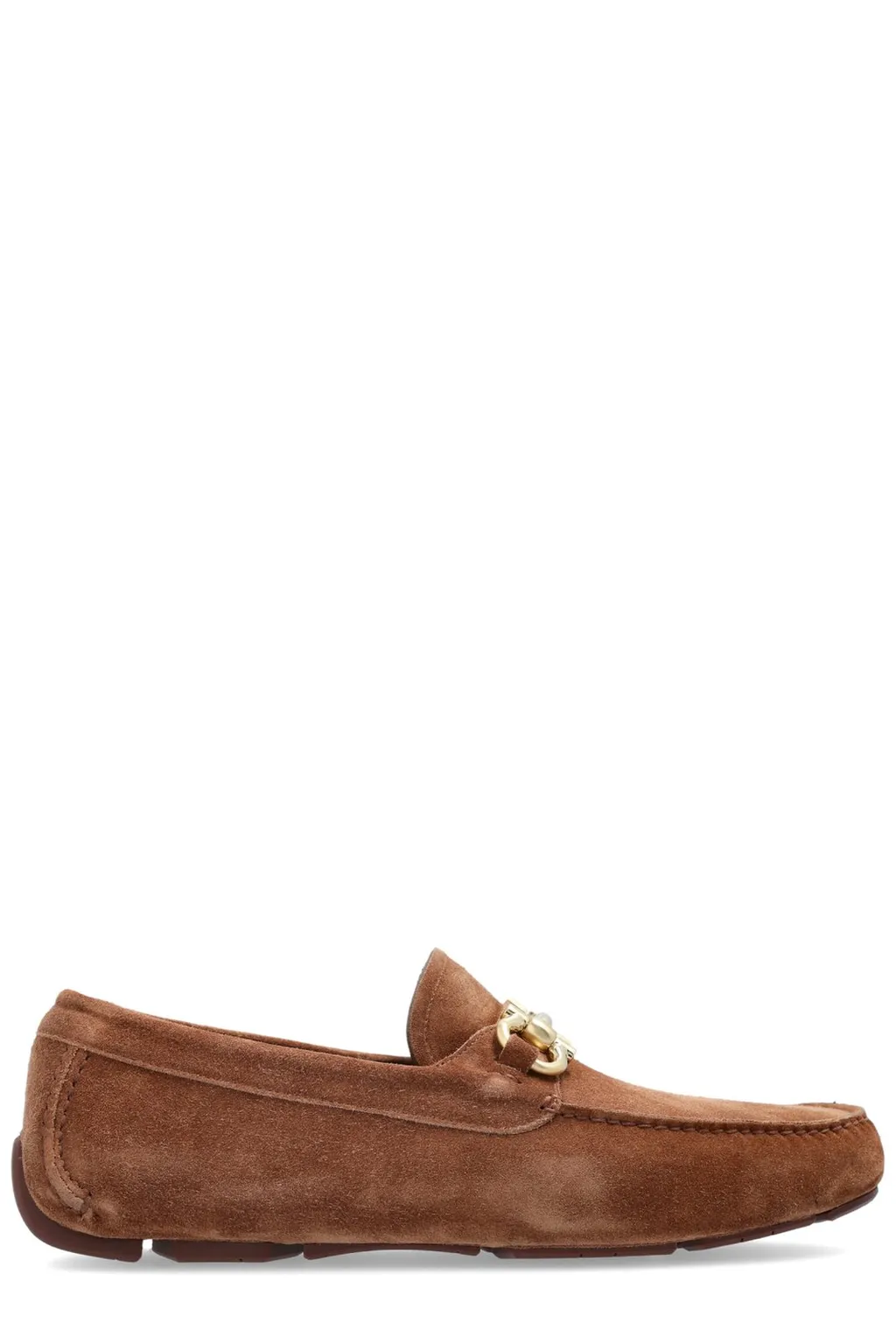 Ferragamo Gancini Ornament Driver Shoes