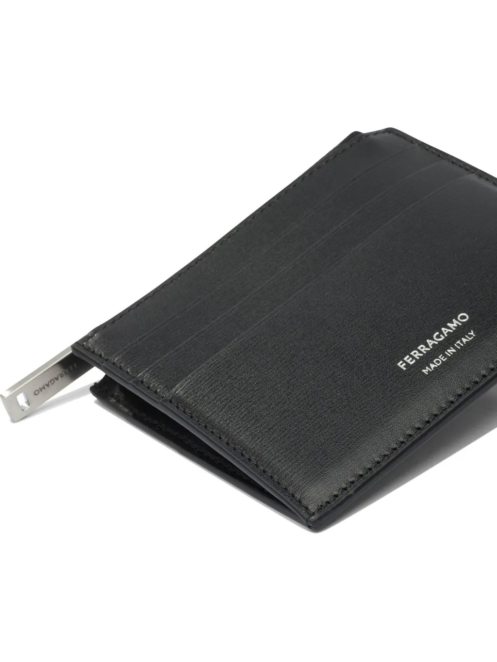Ferragamo Logo Printed Card Holder