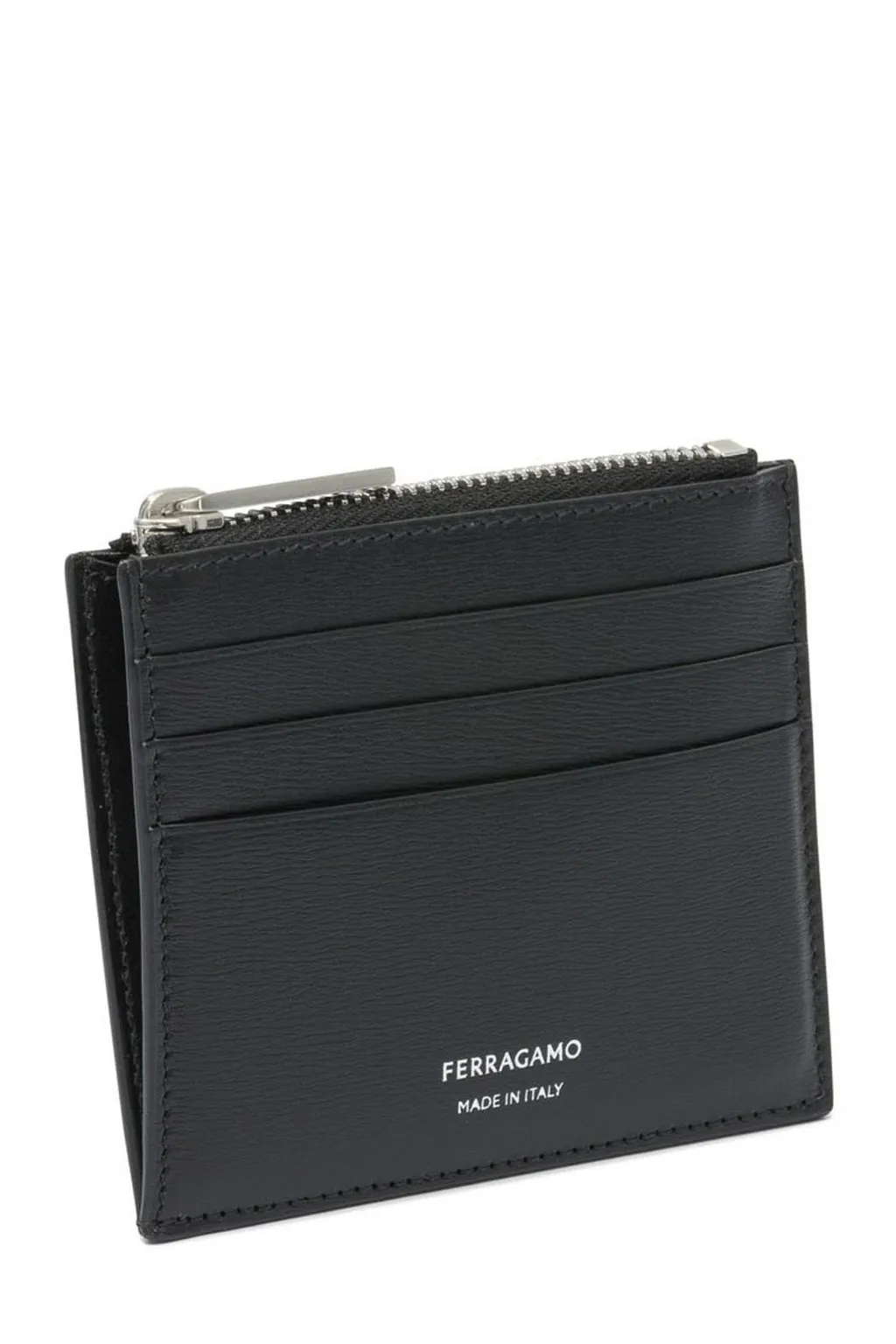 Ferragamo Logo Printed Card Holder