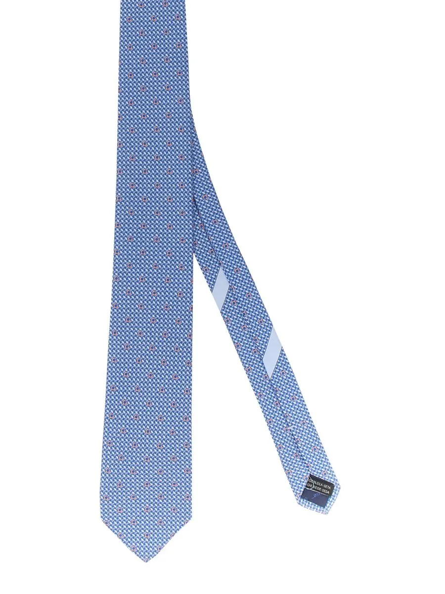 Ferragamo All Over Gancini Printed Tie