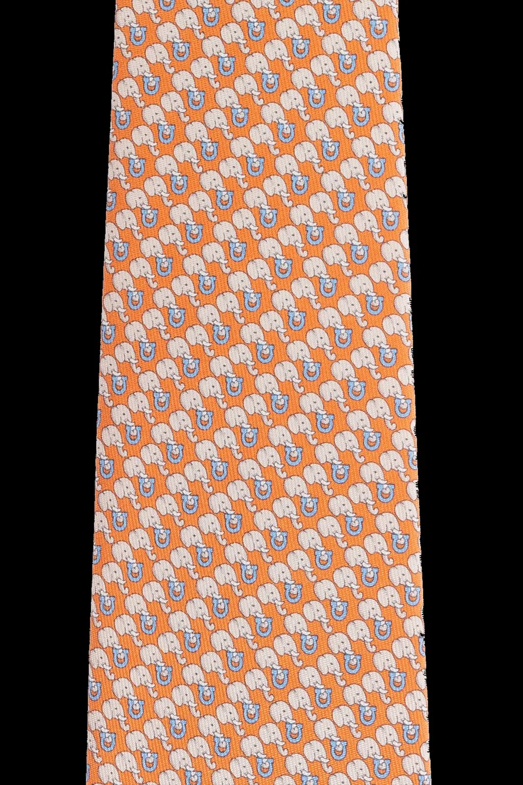 Ferragamo Elephant Printed Tie