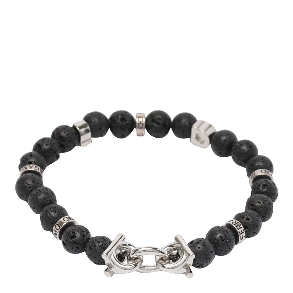 Ferragamo Logo Engraved Branded Bracelet
