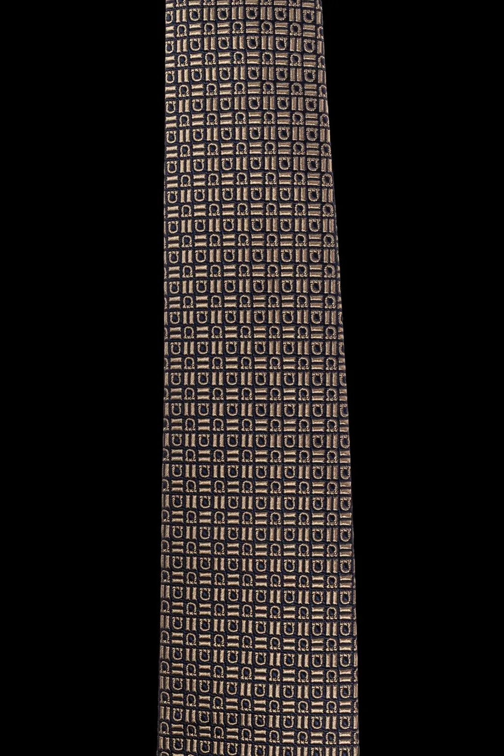 Ferragamo Gancini Jacquard Pointed-Tip Tie
