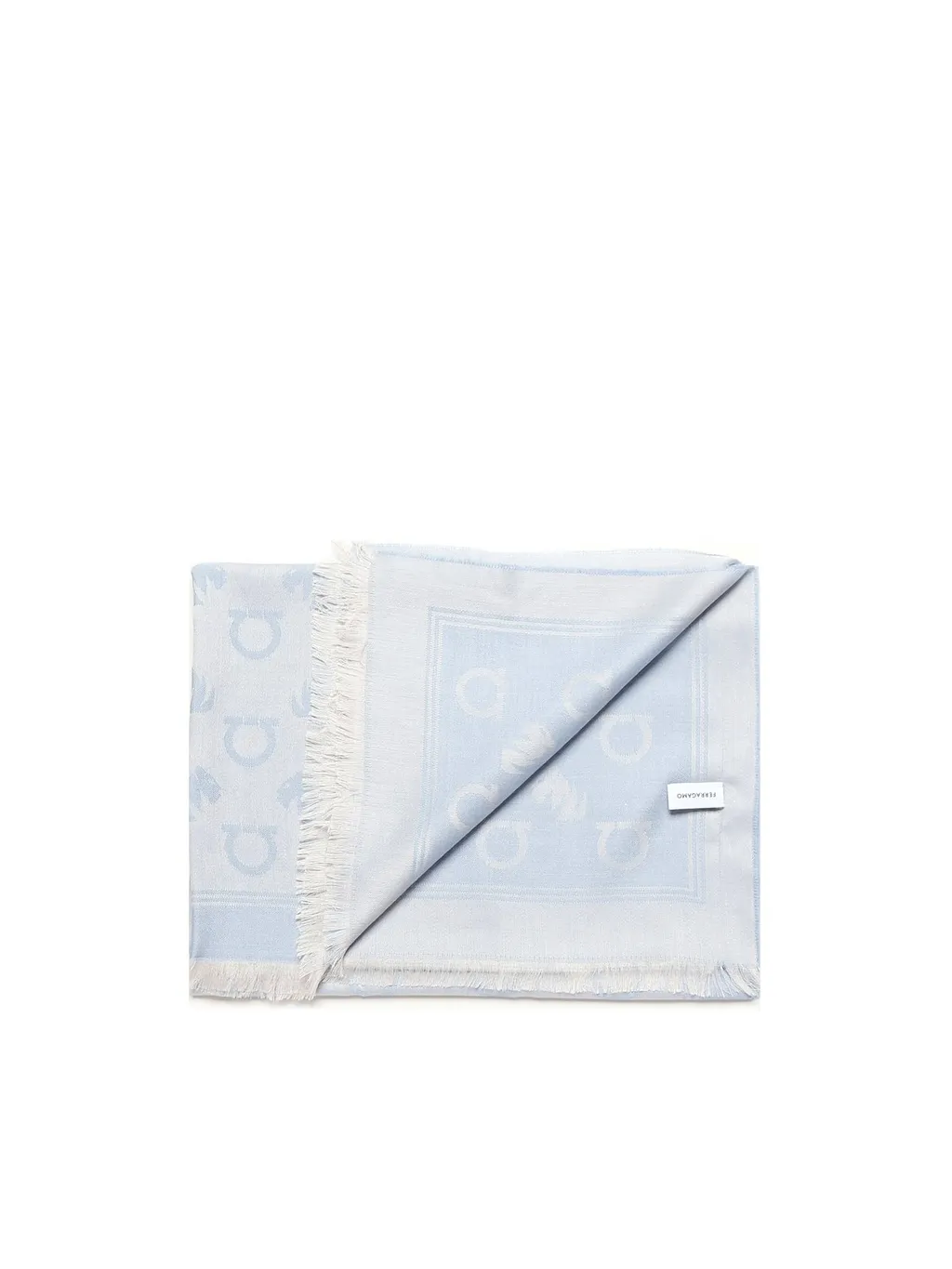 Ferragamo Feline Motif Jacquard Scarf