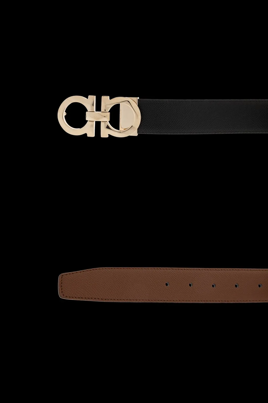 Ferragamo Gancini Buckle Reversible Belt