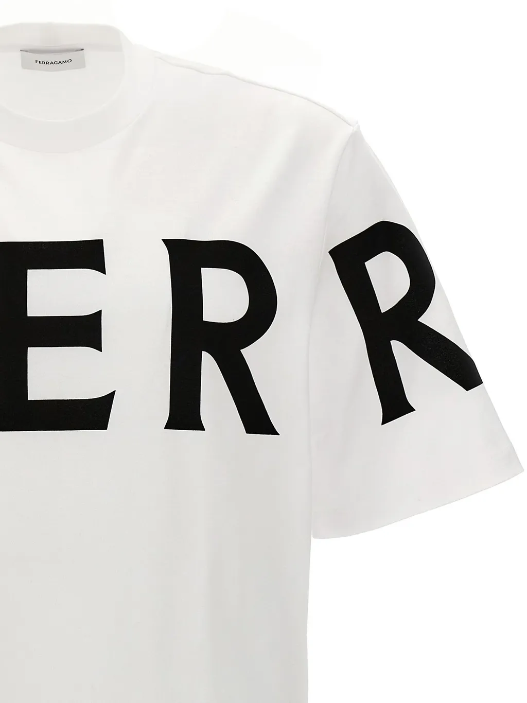 Ferragamo Logo Printed Crewneck T-Shirt