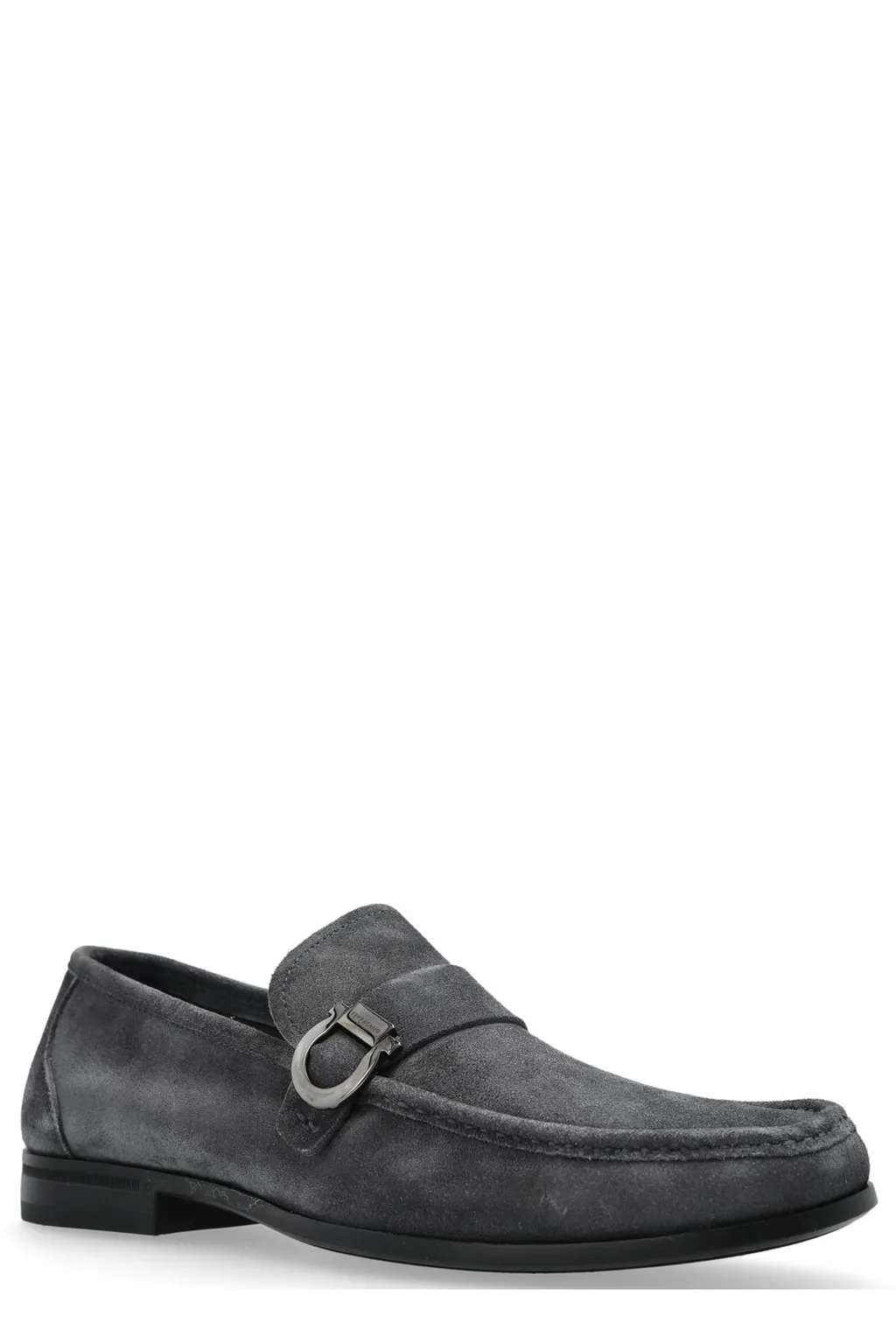 Ferragamo Gancini Ornament Slip-On Loafers
