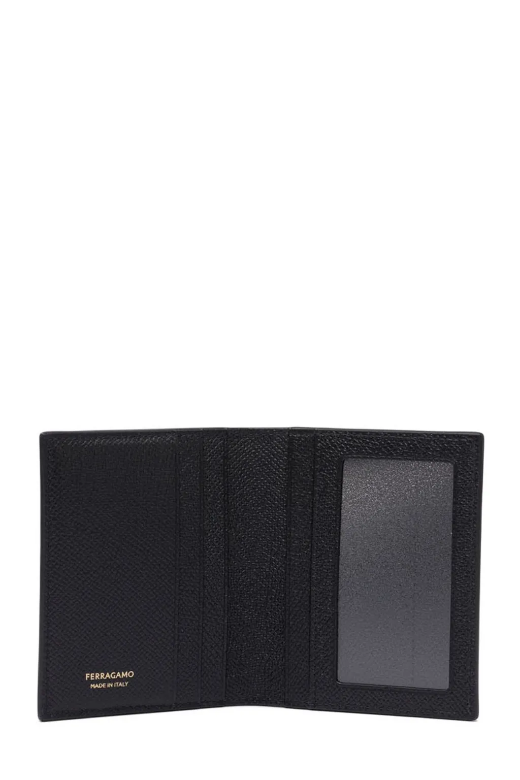 Ferragamo Gancini Plaque Bi-Fold Wallet