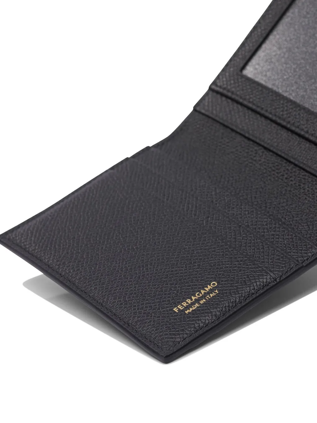 Ferragamo Gancini Plaque Bi-Fold Wallet