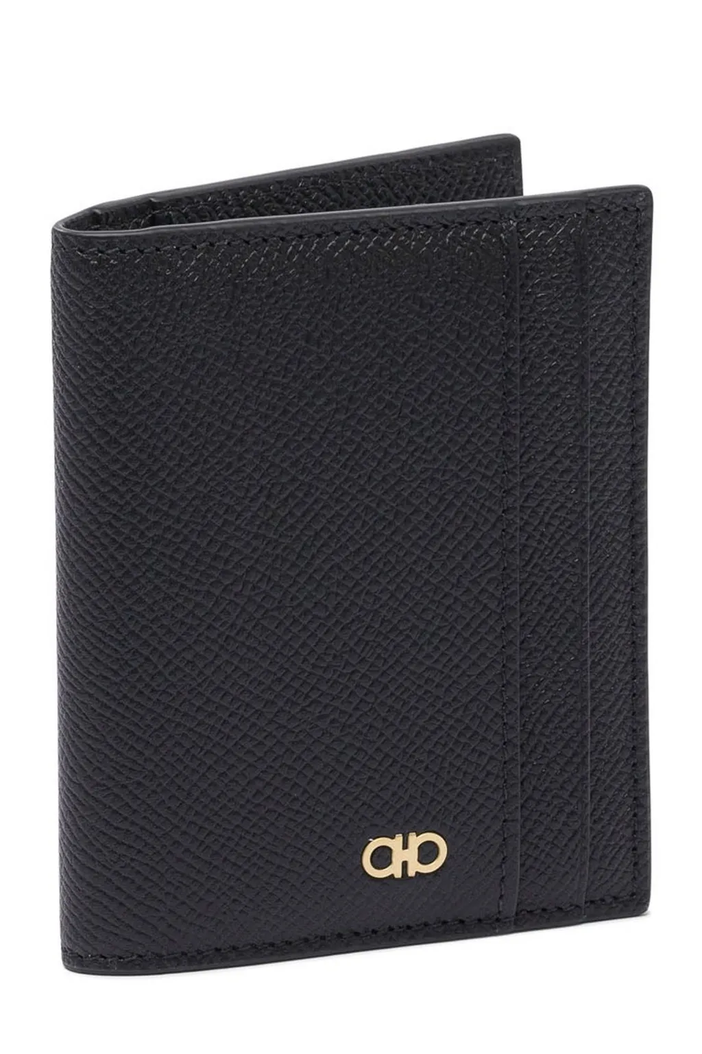 Ferragamo Gancini Plaque Bi-Fold Wallet