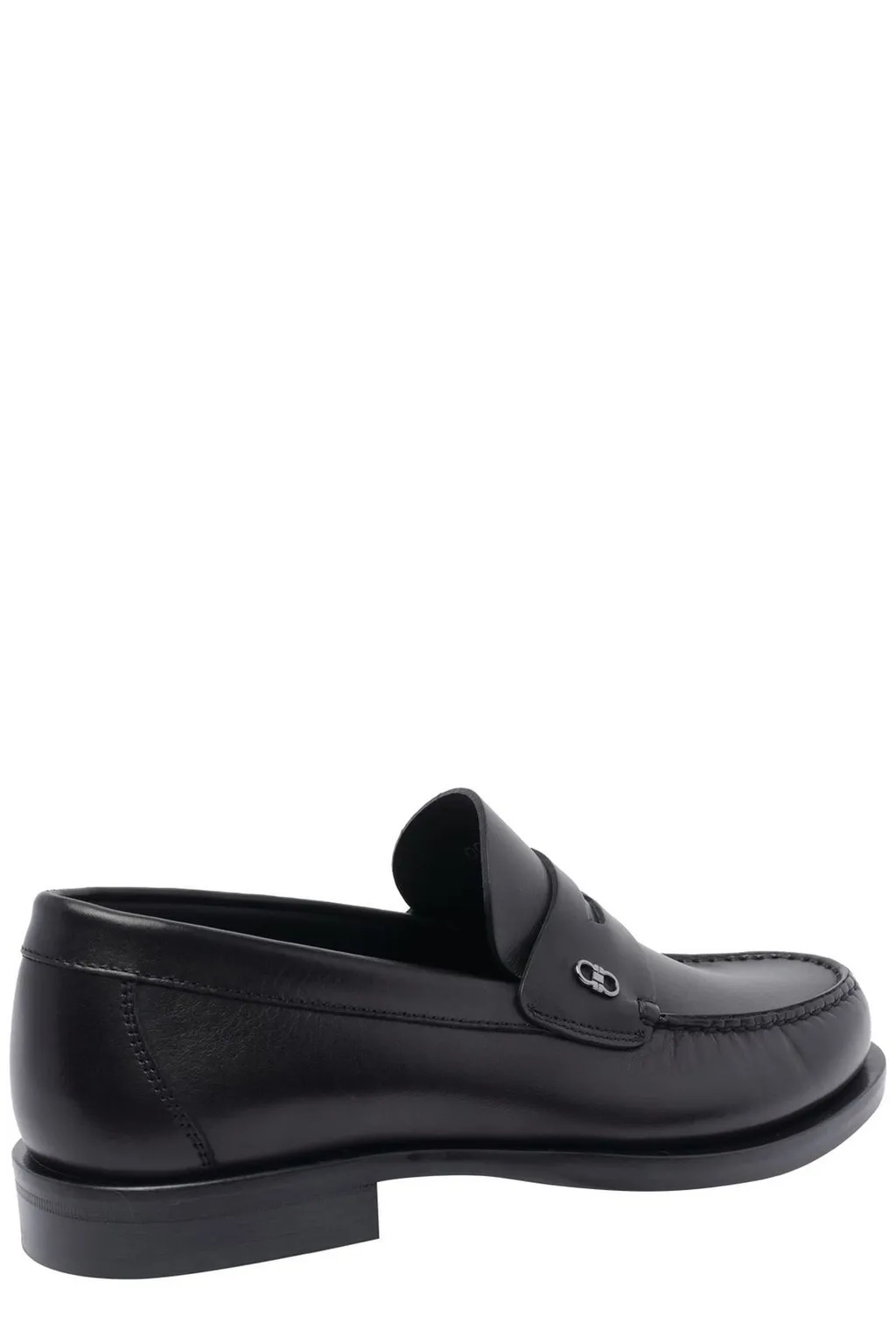 Ferragamo Gancini Ornament Penny Loafers