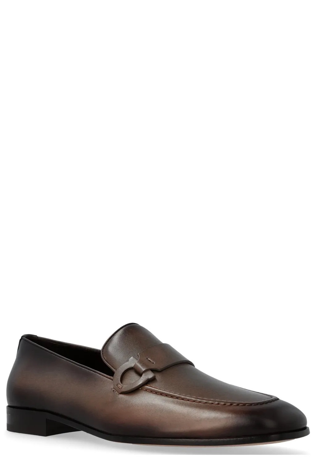 Ferragamo Gancini Slip-On Loafers