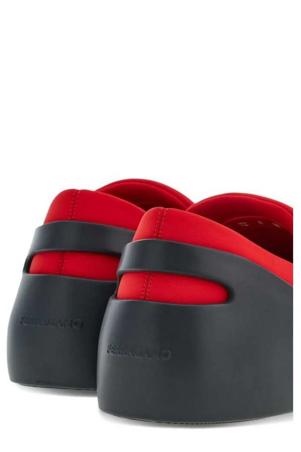 Ferragamo Round-Toe Slip-On Loafers