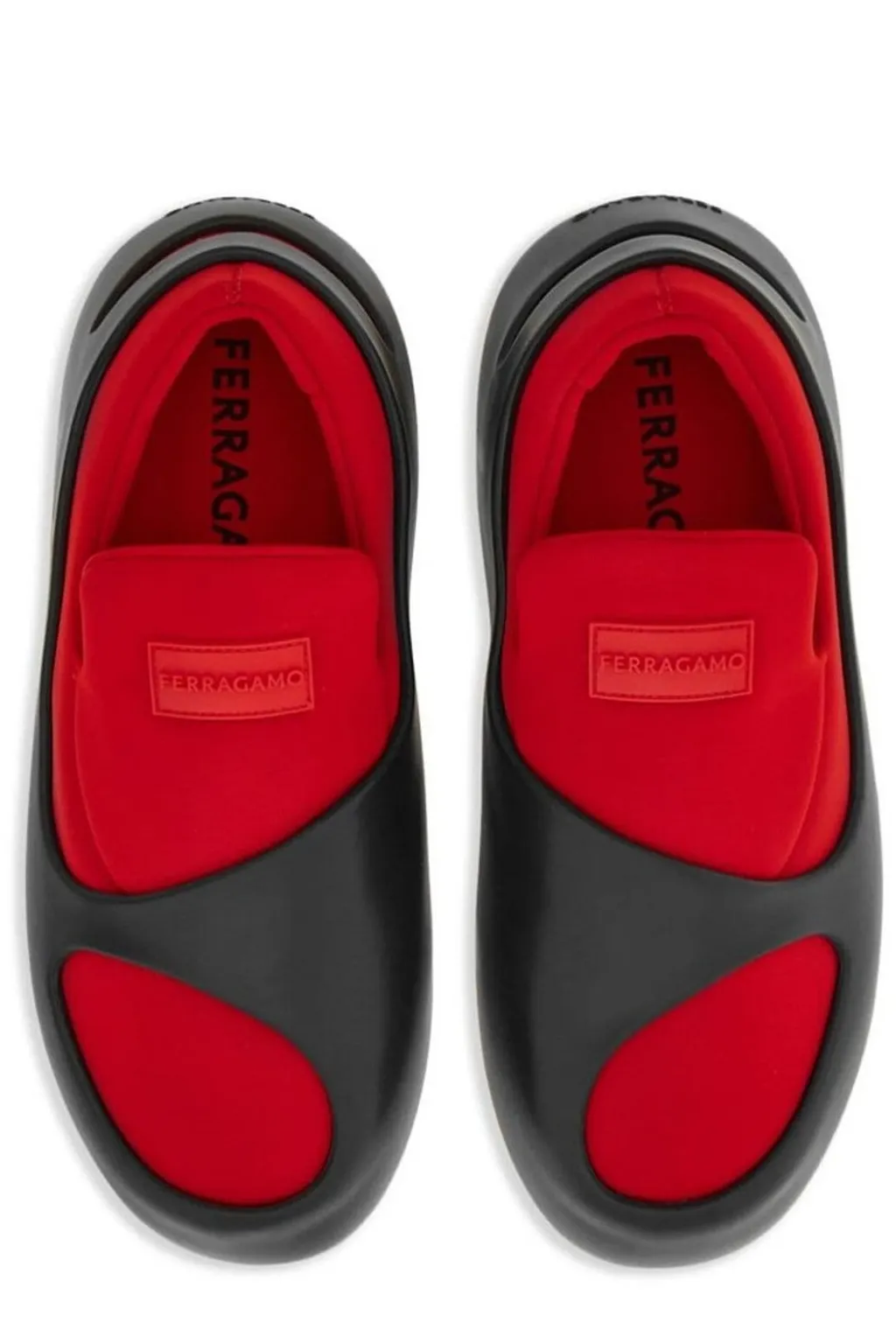 Ferragamo Round-Toe Slip-On Loafers