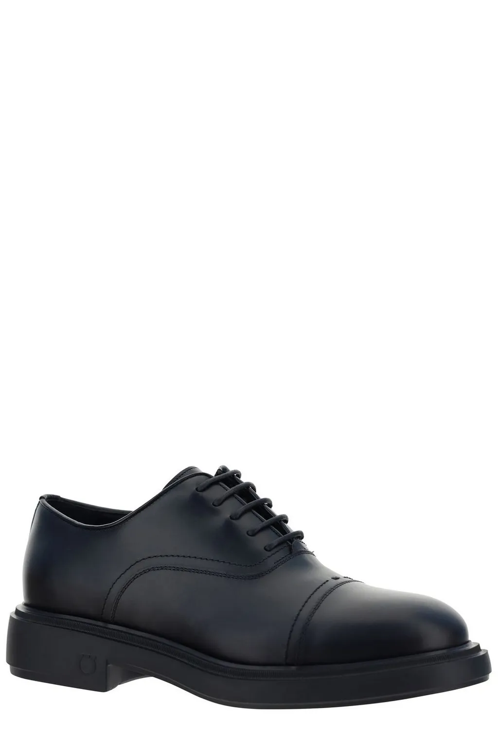Ferragamo Toe Cap Lace-Up Oxford Shoes