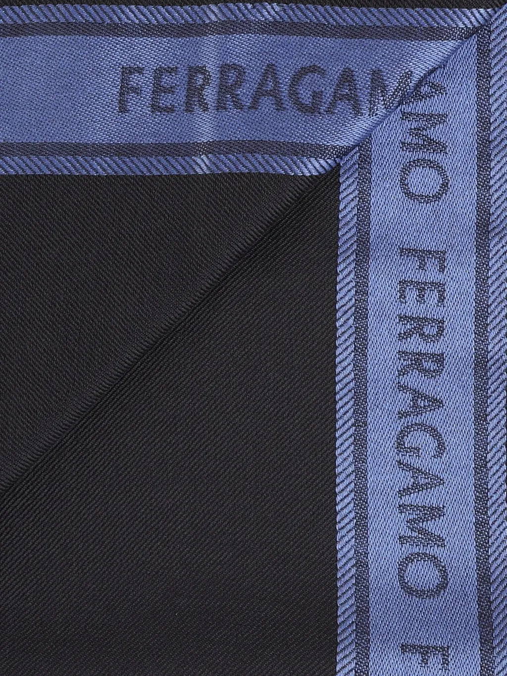 Ferragamo Logo-Trim Fringed Scarf