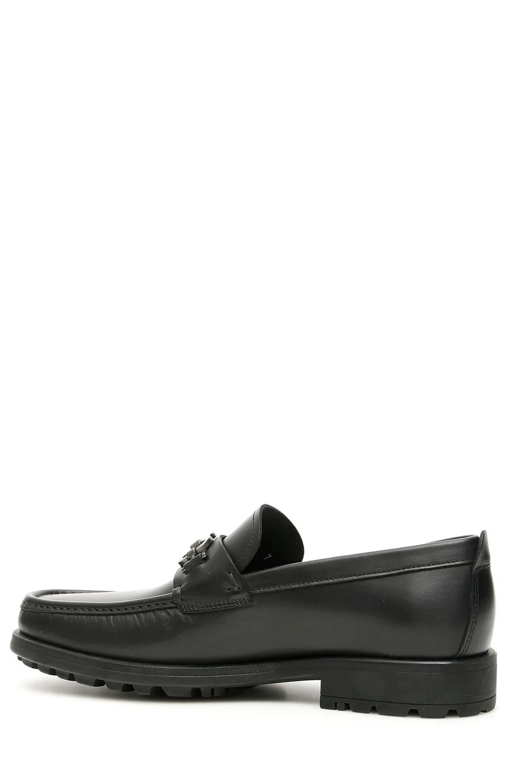 Ferragamo Gancini Plaque Loafers
