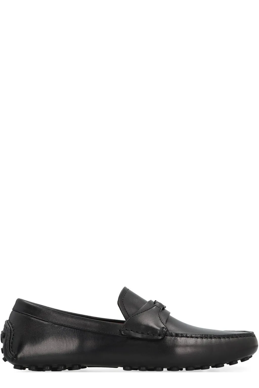 Ferragamo Gancini-Buckle Slip-On Loafers