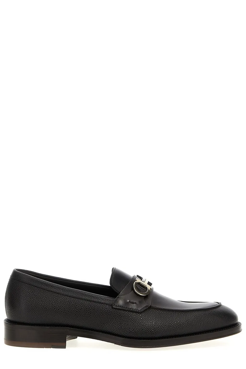 Ferragamo Gancini Ornament Moccasin Shoes