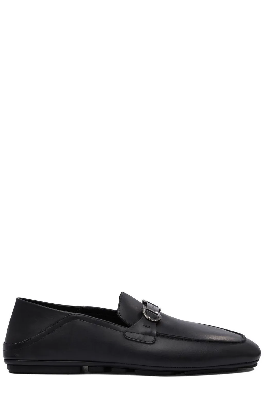 Ferragamo Gancini-Plaque Hybrid Driver Loafers