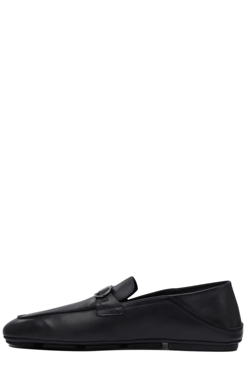 Ferragamo Gancini-Plaque Hybrid Driver Loafers