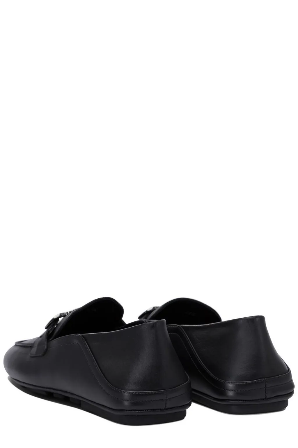 Ferragamo Gancini-Plaque Hybrid Driver Loafers