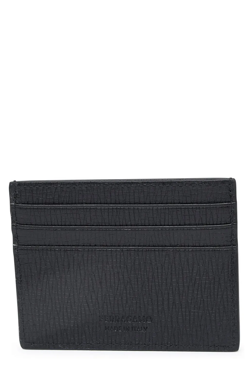 Ferragamo Logo Plaque Bi-Fold Wallet
