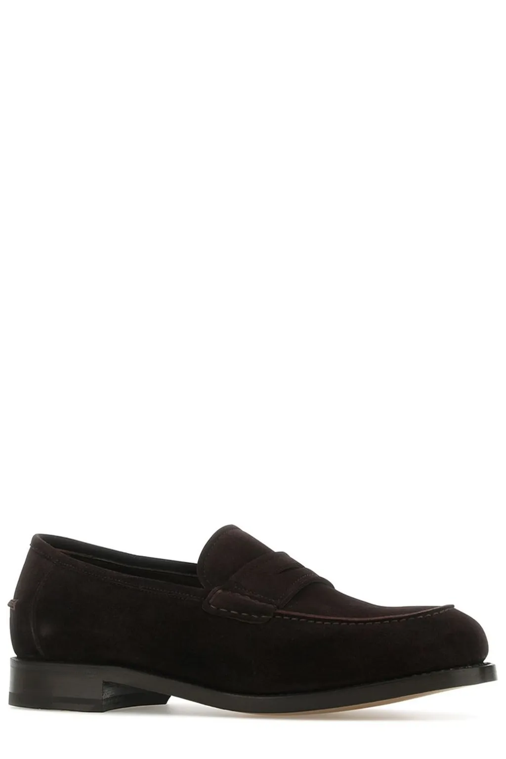 Ferragamo Penny Almond-Toe Slip-On Loafers