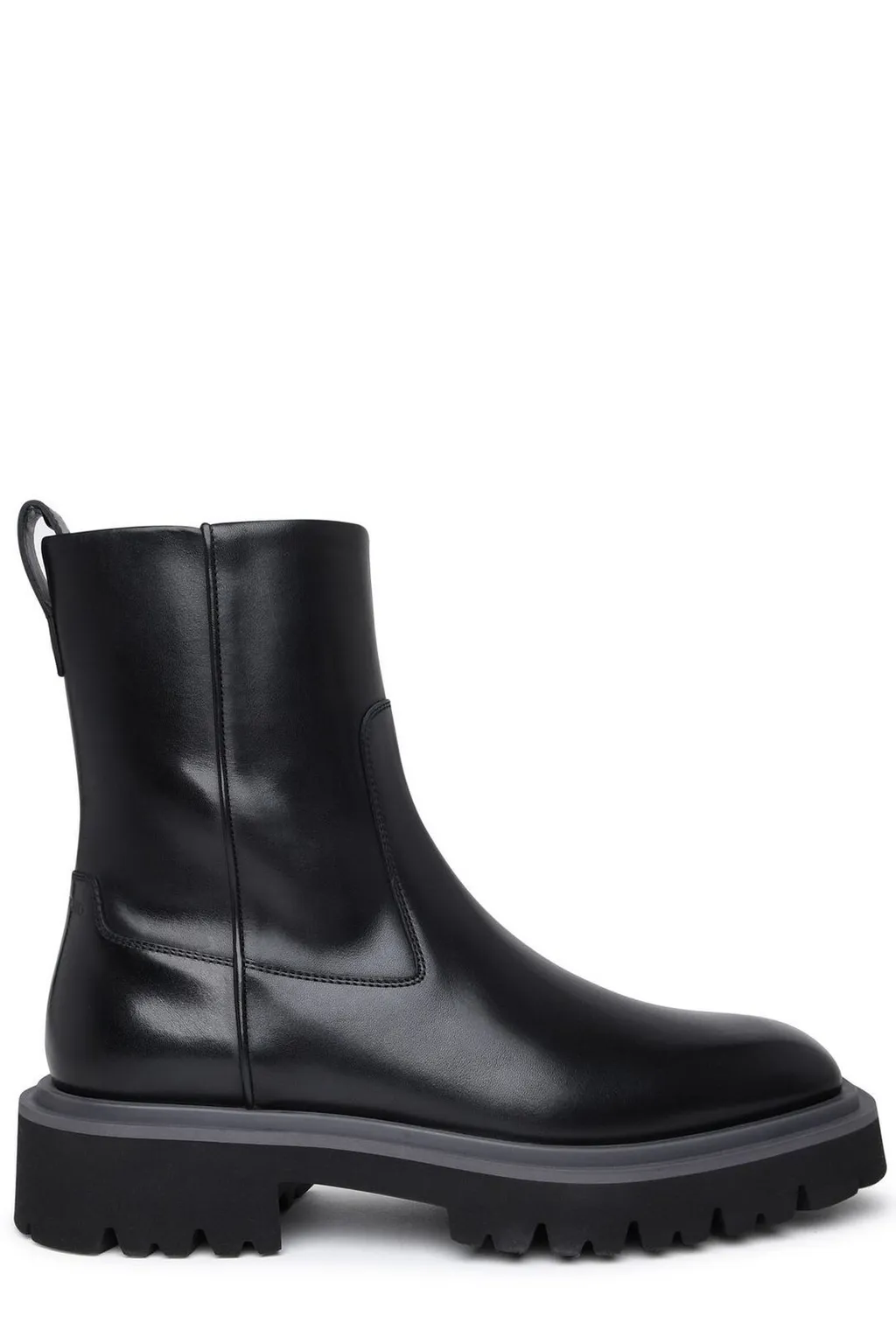 Ferragamo Round-Toe Ankle Boots