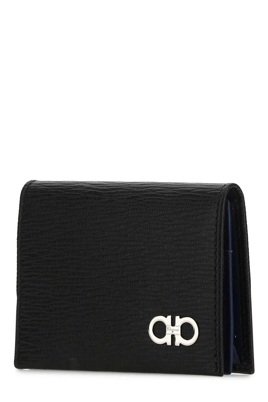 Ferragamo Gancini Logo Plaque Bi-Fold Wallet