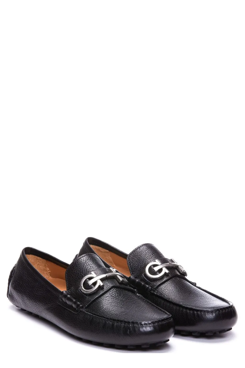 Ferragamo Grazioso Logo Plaque Loafers