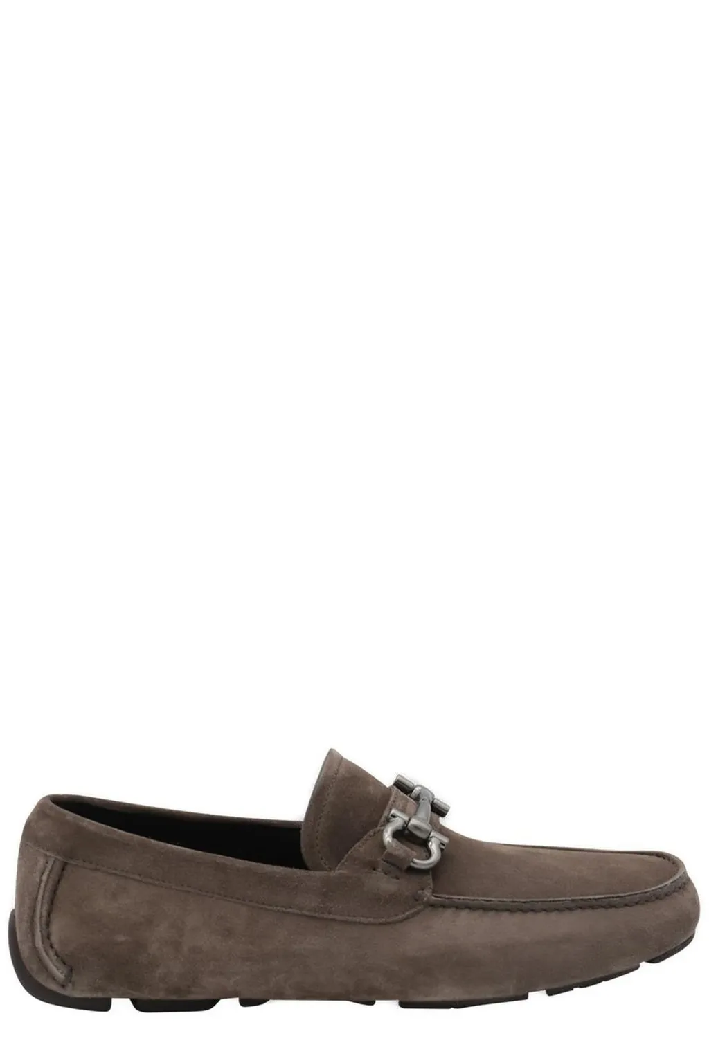 Ferragamo Gancini-Plaque Slip-On Loafers