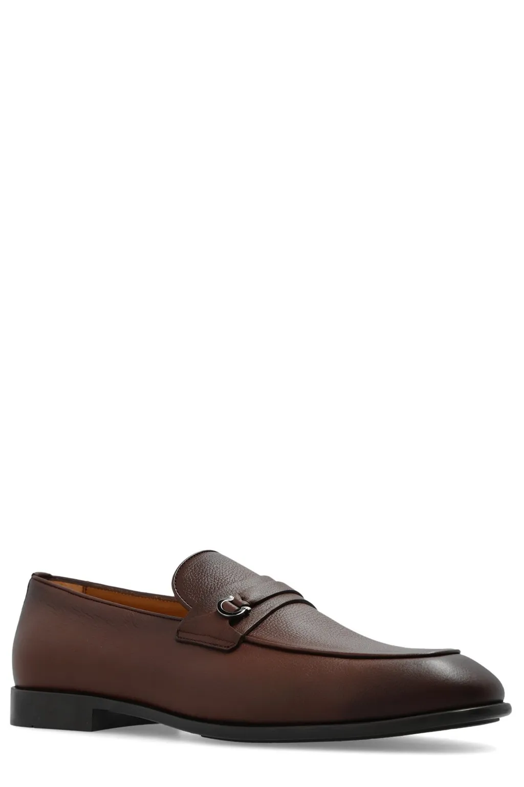 Ferragamo Gancini-Buckle Slip-On Loafers