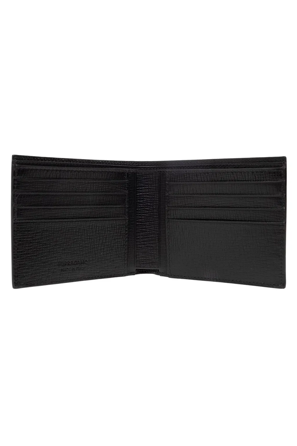 Ferragamo Logo Engraved Bi-Fold Wallet