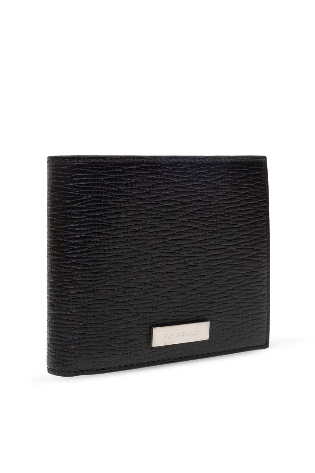 Ferragamo Logo Engraved Bi-Fold Wallet