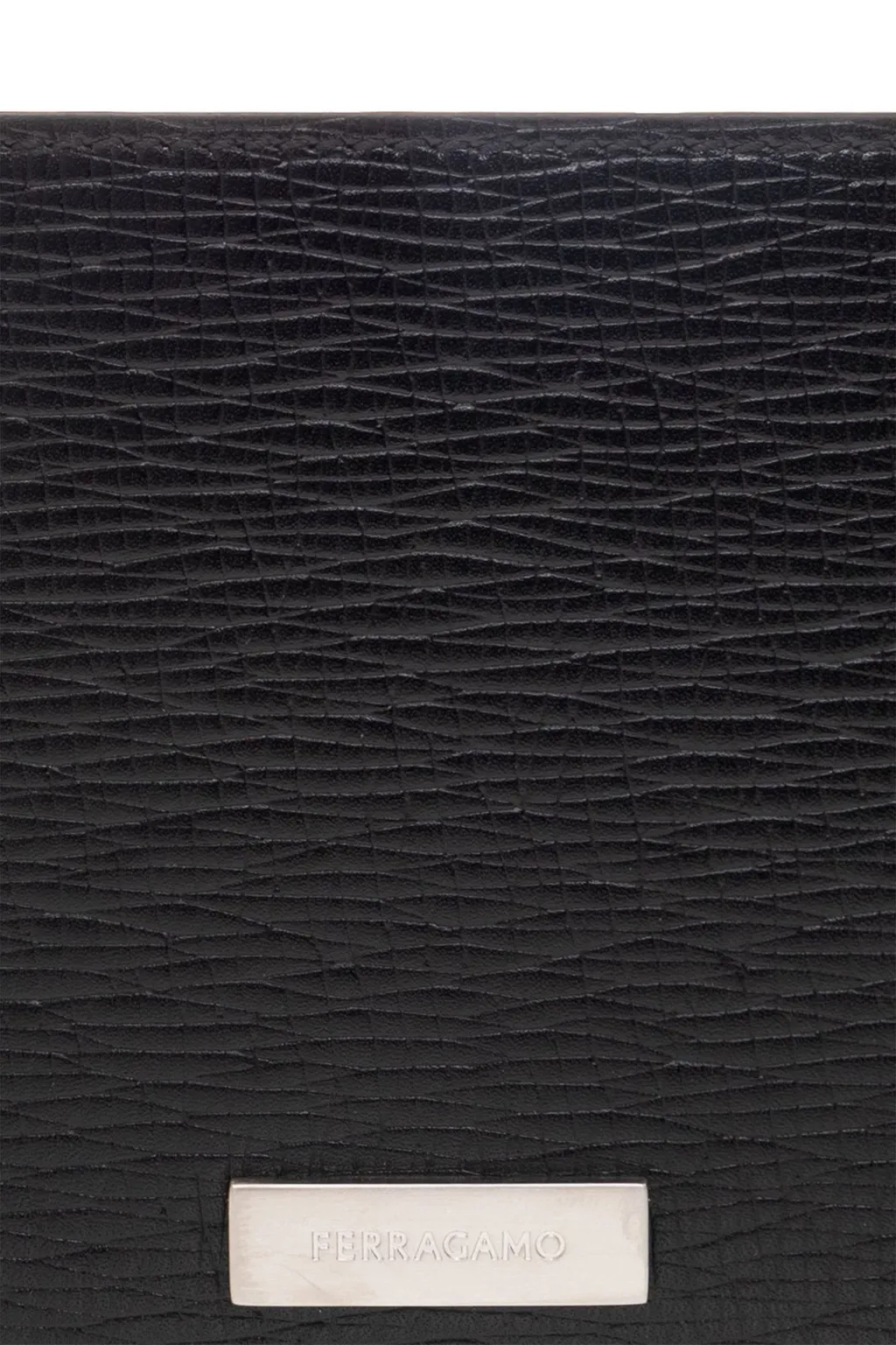 Ferragamo Logo Engraved Bi-Fold Wallet
