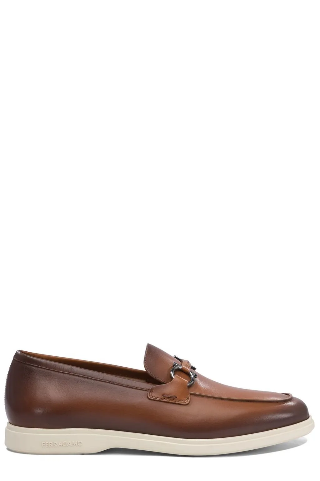 Ferragamo Cosimo Gancini Plaque Loafers