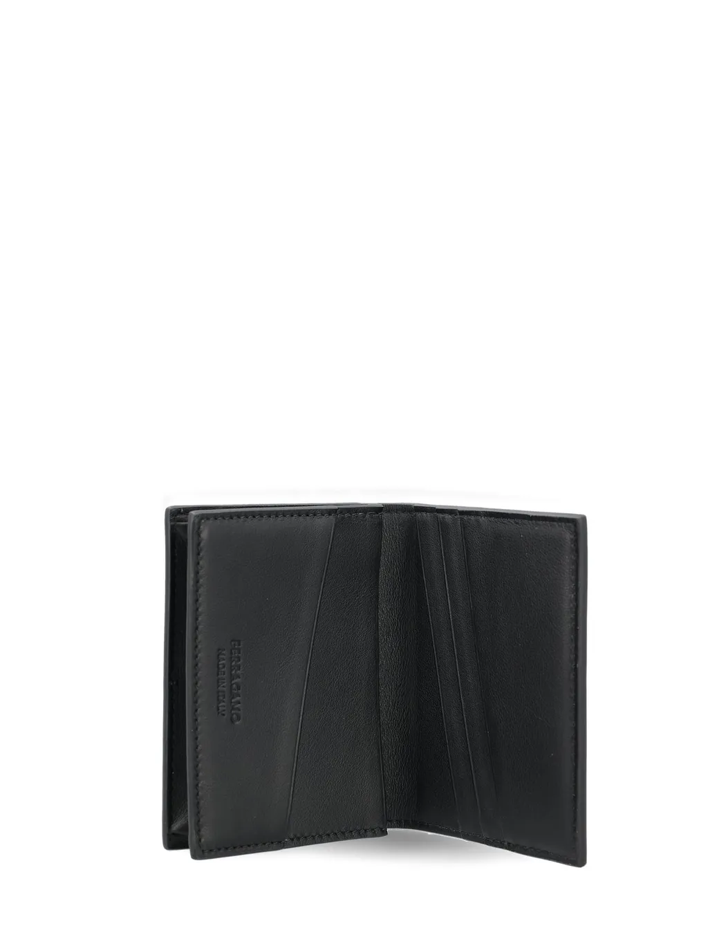 Ferragamo Logo Embossed Bi-Fold Wallet