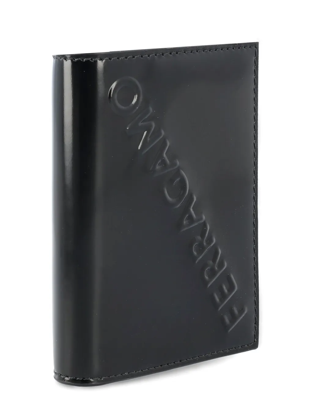 Ferragamo Logo Embossed Bi-Fold Wallet