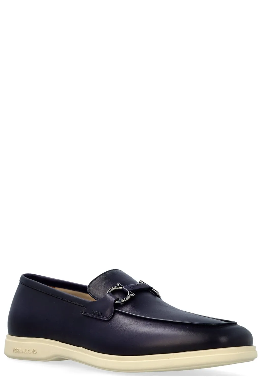 Ferragamo Gancini-Plaque Loafers