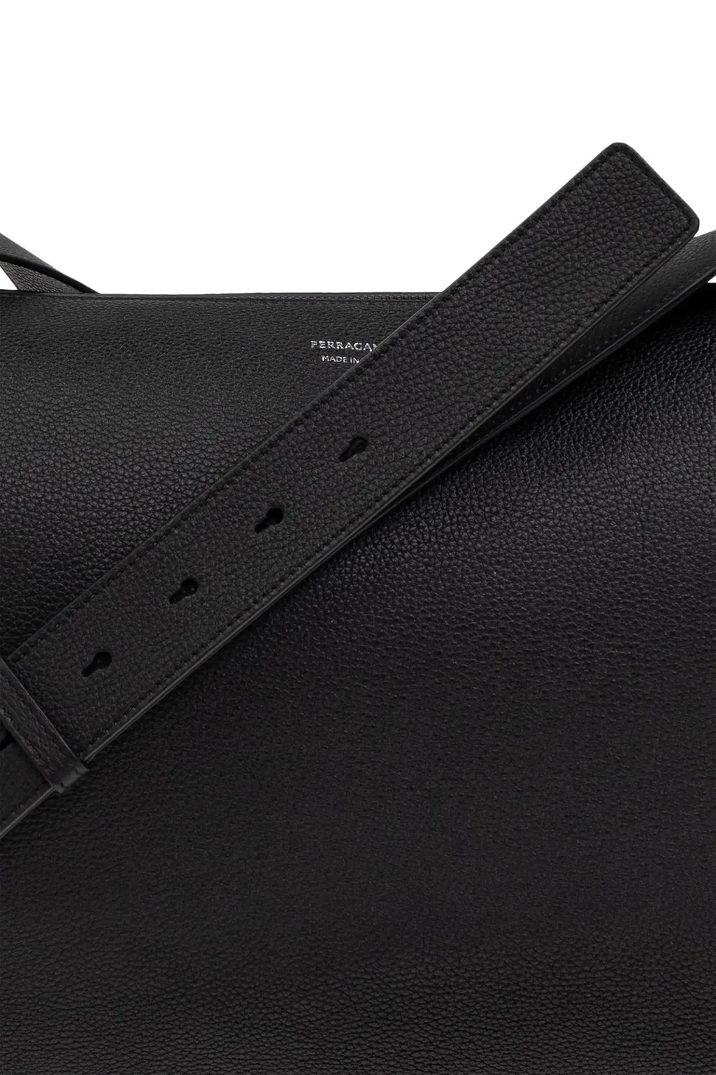 Ferragamo Zip-Up Shoulder Bag